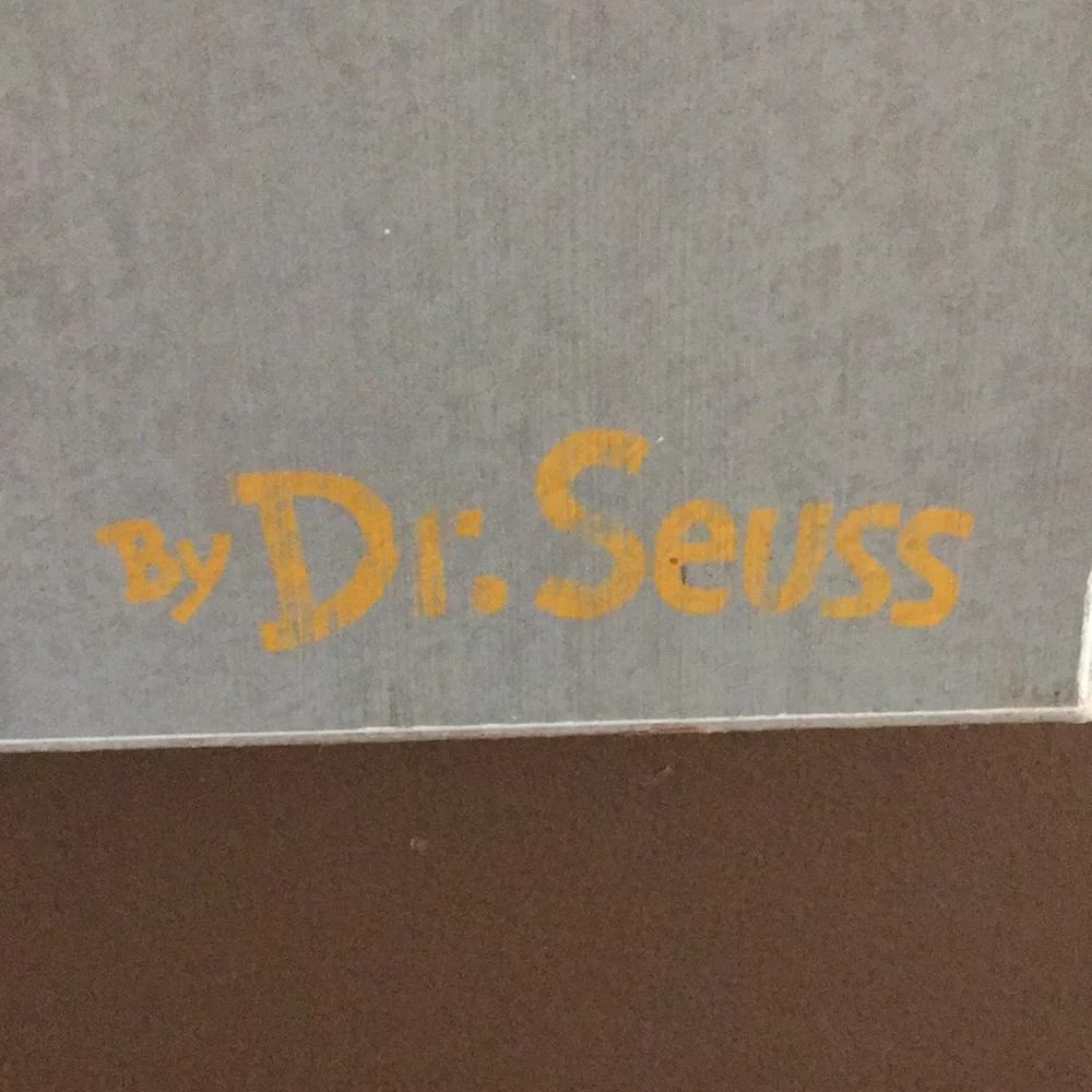 Dr Suess All the Places You’ll Go Wood Box Picture official Suess Prints EUC